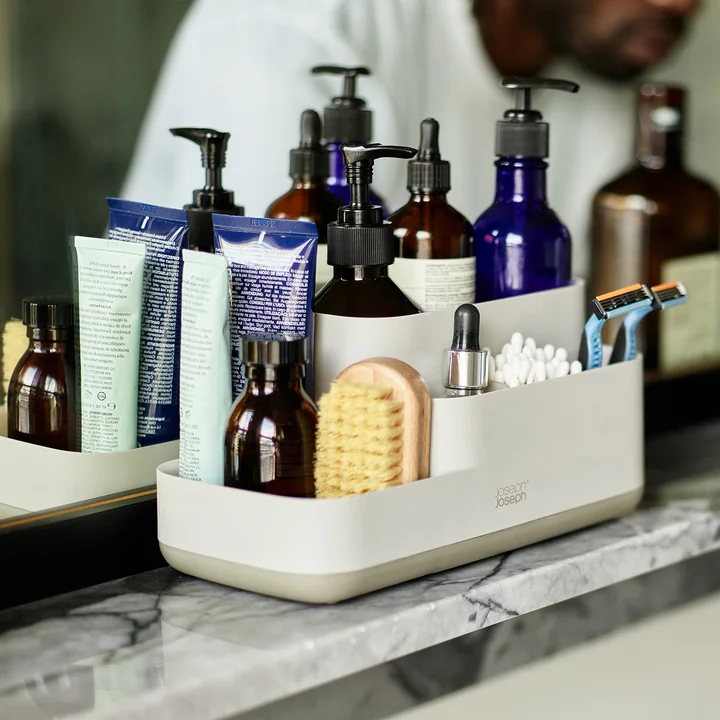 EasyStore Badezimmer-Caddy, ecru von Joseph Joseph