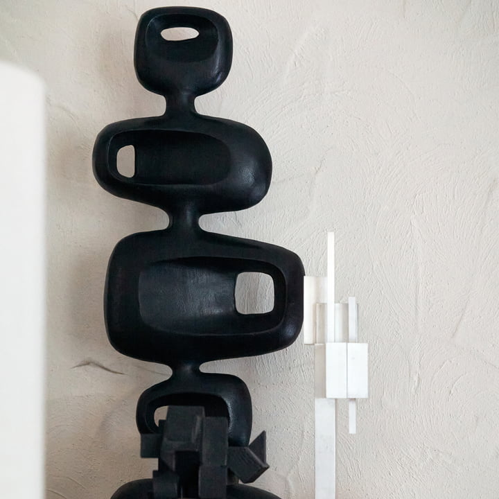 Aluminium Skulptur, heavy black von HKliving
