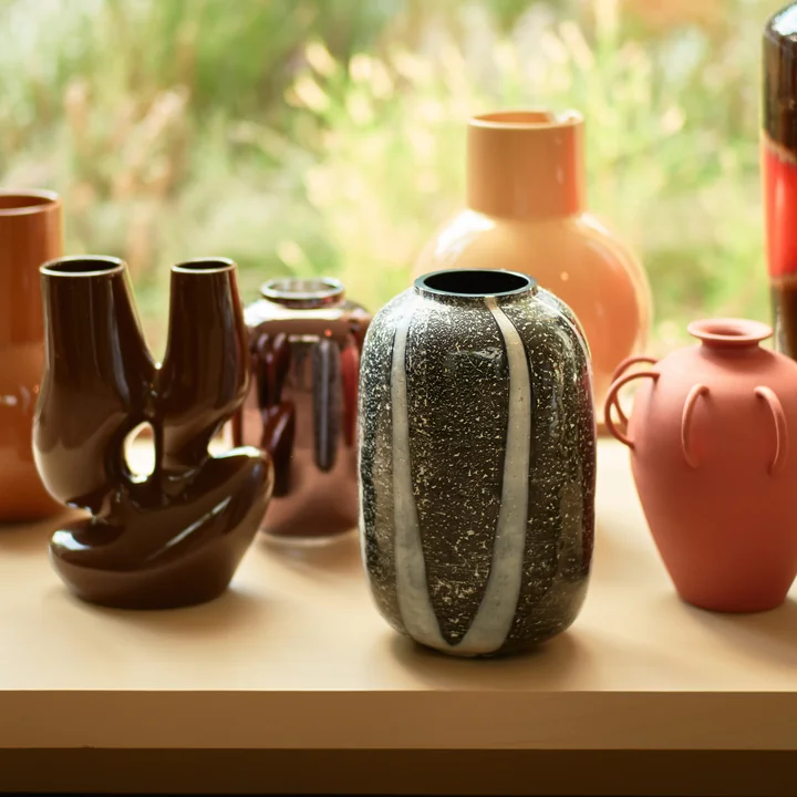 Glas Vase, monochrome von HKliving