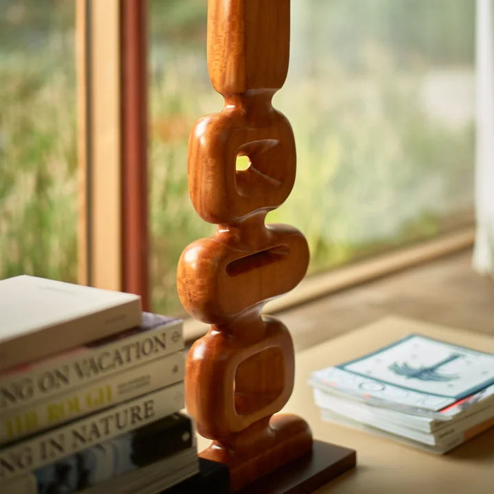 Holz Skulptur, teak von HKliving