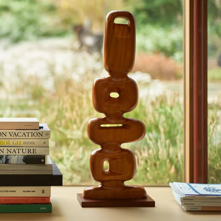 Holz Skulptur, teak von HKliving