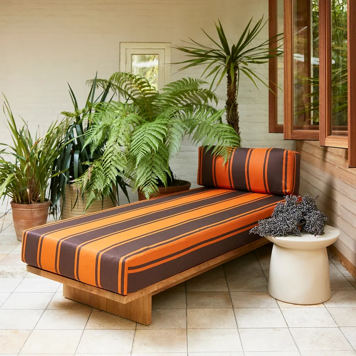Teak Outdoor Daybed, retro von HKliving