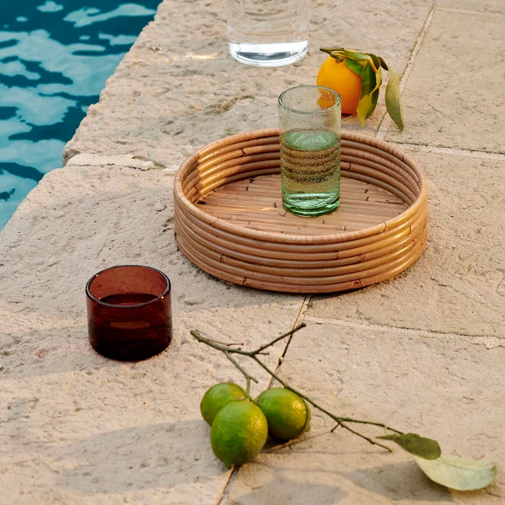 Ferm Living - Isola Tablett, natürlich gebeizt