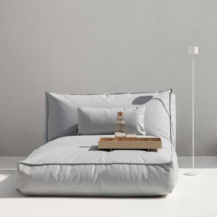 Stay Outdoor-Kissen und Bett, 120 x 190 cm, cloud von Blomus