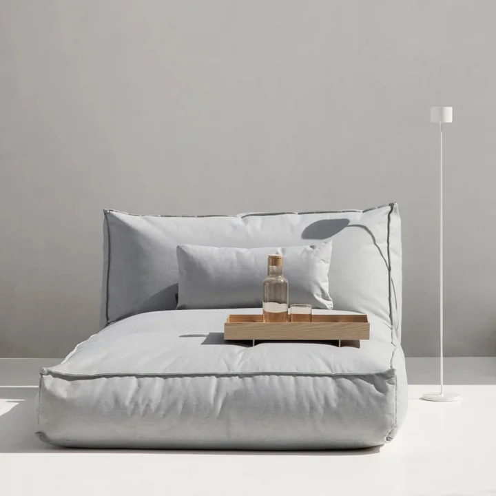 Stay Outdoor-Kissen und Bett, 120 x 190 cm, cloud von Blomus