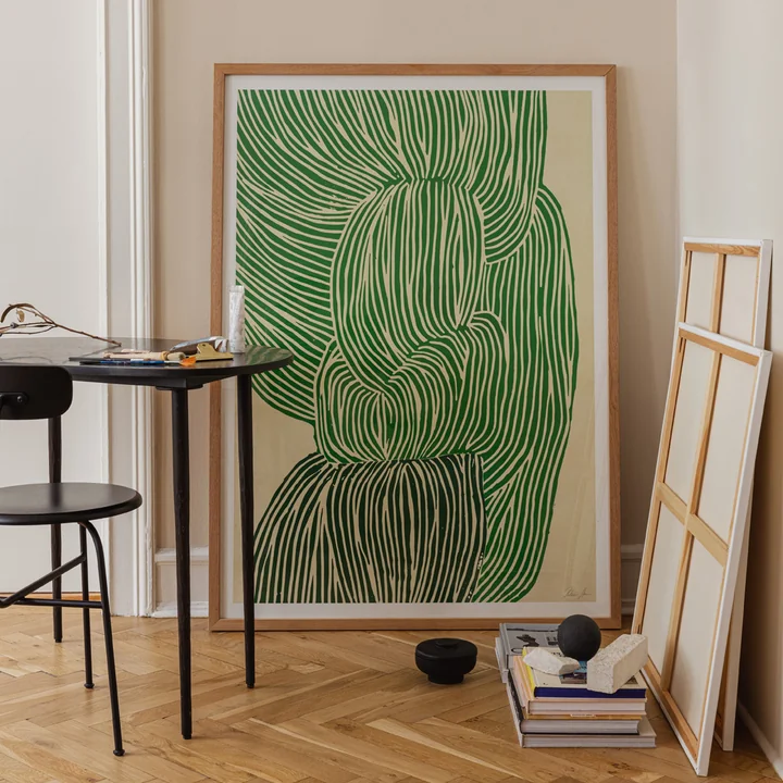 Green Ocean von Rebecca Hein von The Poster Club