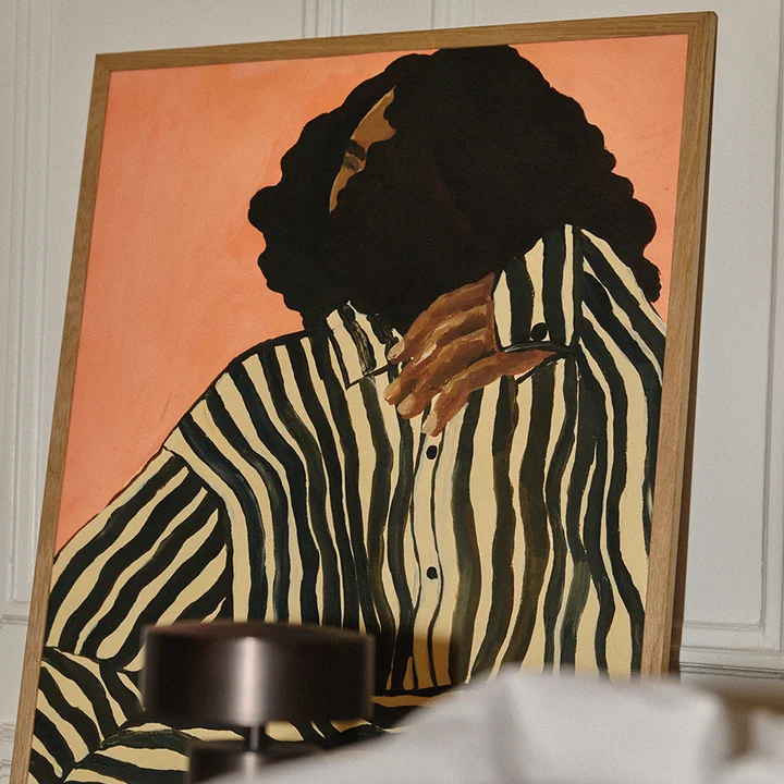 Serene Stripes von Hanna Peterson von The Poster Club