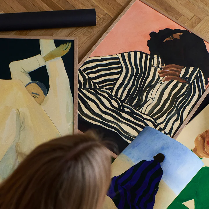 Serene Stripes von Hanna Peterson von The Poster Club 