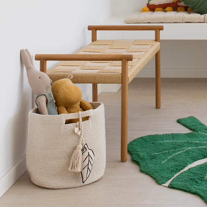 Aufbewahrungskorb, Blätter, natur von Lorena Canals