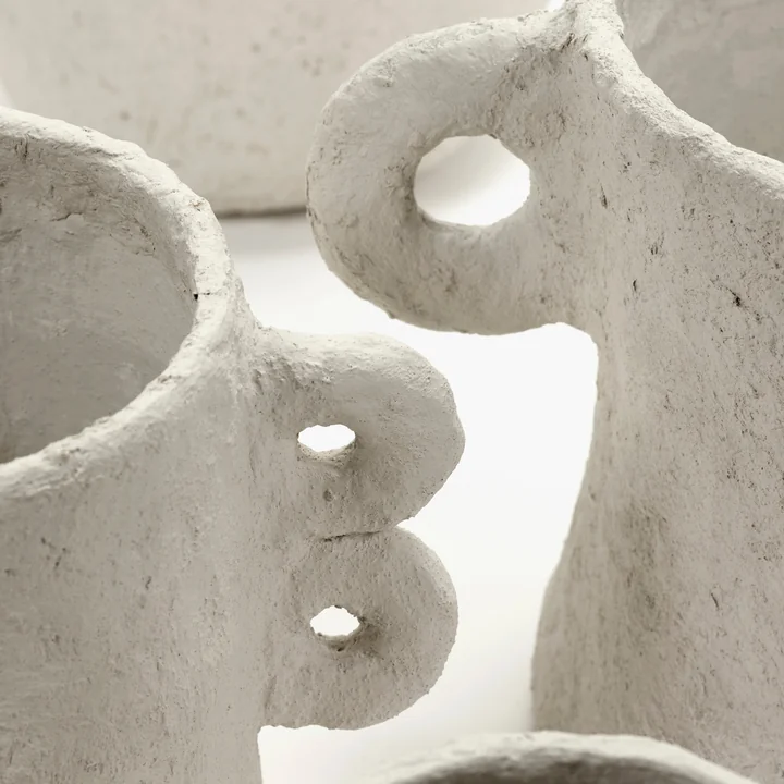 Earth Blumentopf von Serax in der Farbe beige