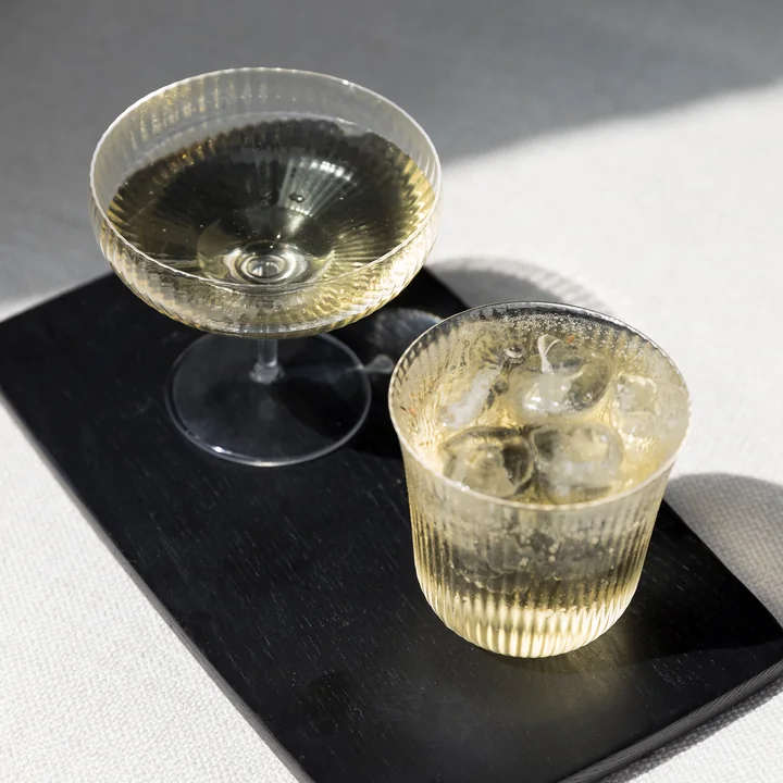 Inku Champagnerschale von Serax in der Ausführung klar
