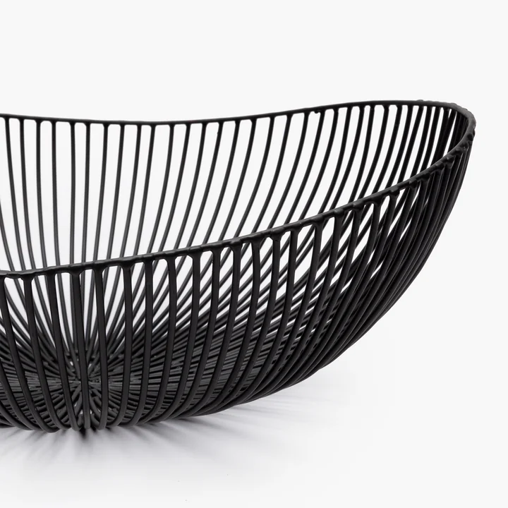 Meo Korb von Serax in der Farbe schwarz