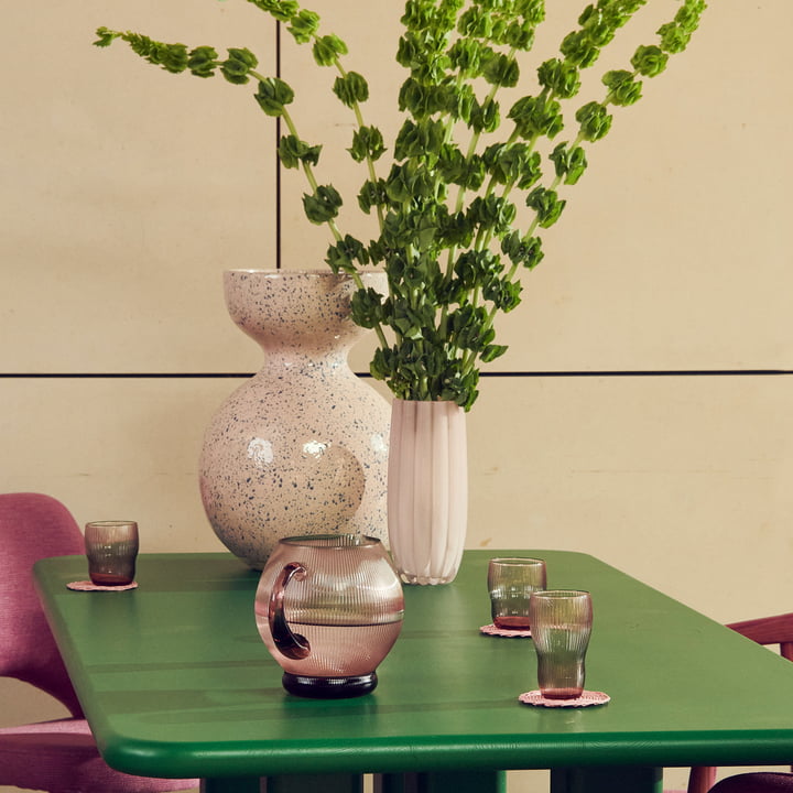 Pols Potten - Boolb Vase, hellrosa, Melon Vase, light pink