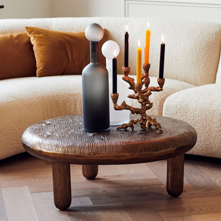 Pols Potten - Bubbles & Bottles Karaffe, matt schwarz & weiss 