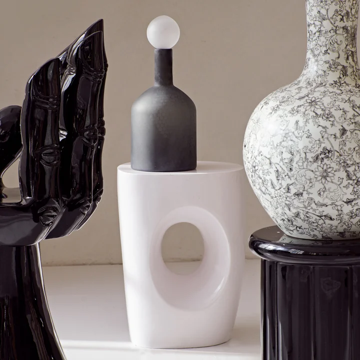 Pols Potten - Bubbles & Bottles Karaffe, matt schwarz 