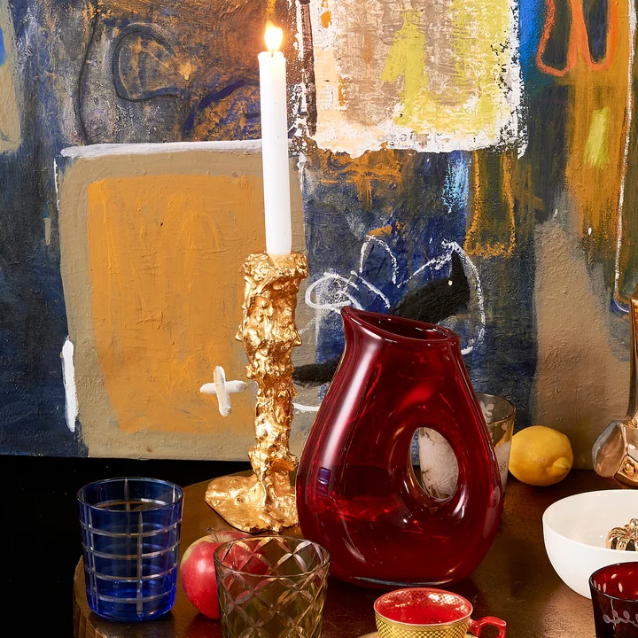 Pols Potten - Drip Kerzenständer, L, gold