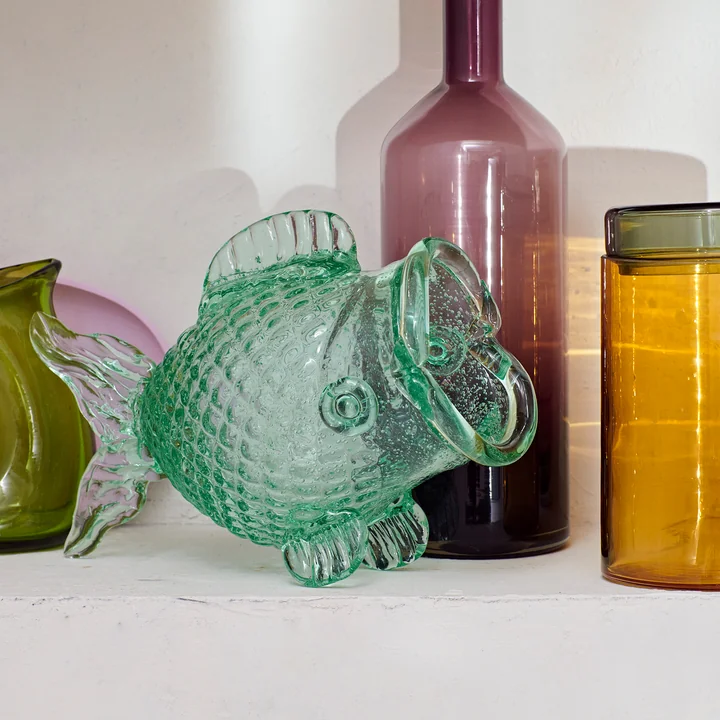 POLSPOTTEN - Fat Fish Vorratsglas, grün