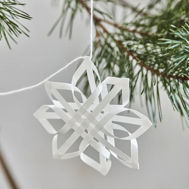 Brai Girlande von House Doctor in der Farbe weiss