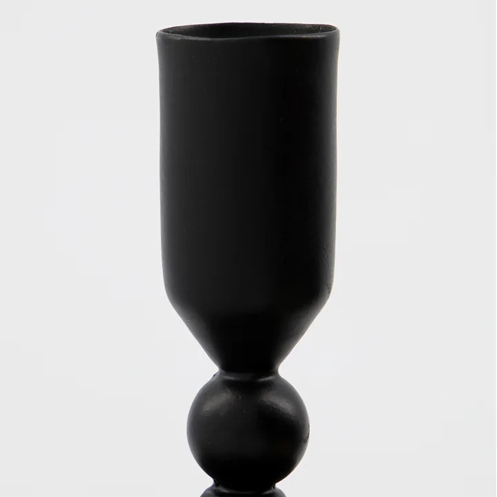 Folk Kerzenständer von House Doctor in der Farbe schwarze Antike