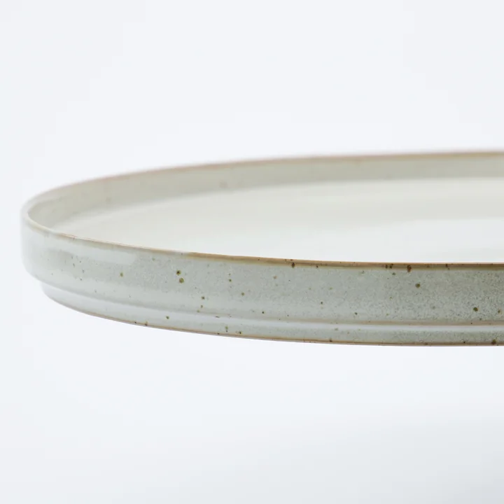 House Doctor - Pion Servierschale 30.9 x 19.6 x 2 cm, grau / weiss