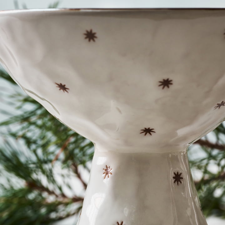 Starry Schale von House Doctor in der Farbe weiss