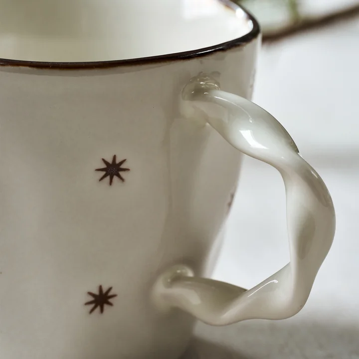 Starry Tasse von House Doctor in der Farbe weiss (2er-Set)