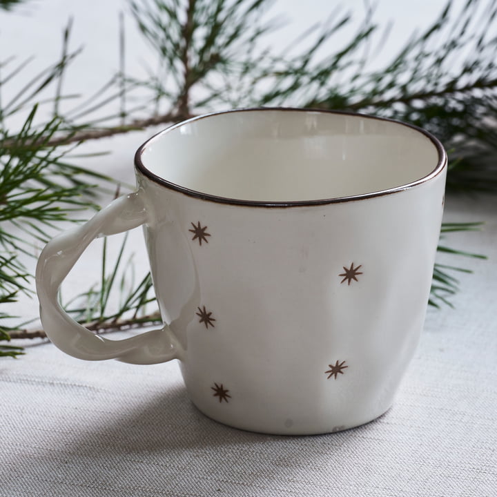 Starry Tasse von House Doctor in der Farbe weiss (2er-Set)