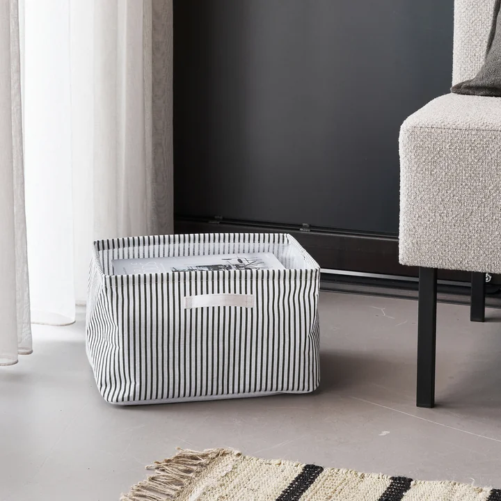 House Doctor - Store Aufbewahrungskorb, H 20 cm, grün