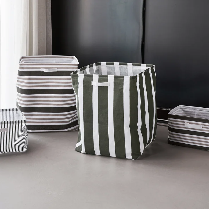 House Doctor - Store Aufbewahrungskorb, H 50 cm, grün