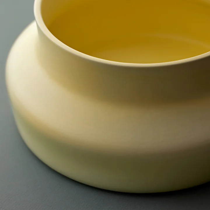 Gense - Dorotea Keramikvase, 25 x 12 cm, mellow yellow