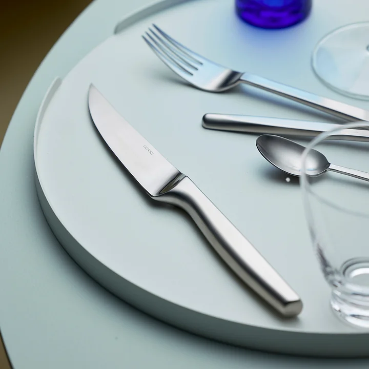 Gense - Norm Steakmesser, matter Stahl (4er-Set)