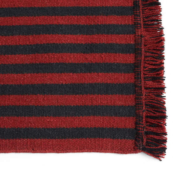 Stripes and Stripes Wool Teppich von Hay