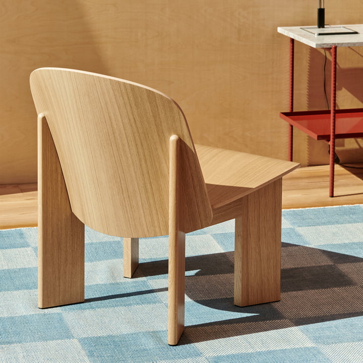 Chisel Lounge Chair, Eiche (wasserbasiert lackiert) von HAY
