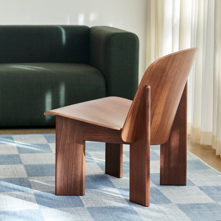 Chisel Lounge Chair, eucalyptus (wasserbasiert lackiert) von HAY