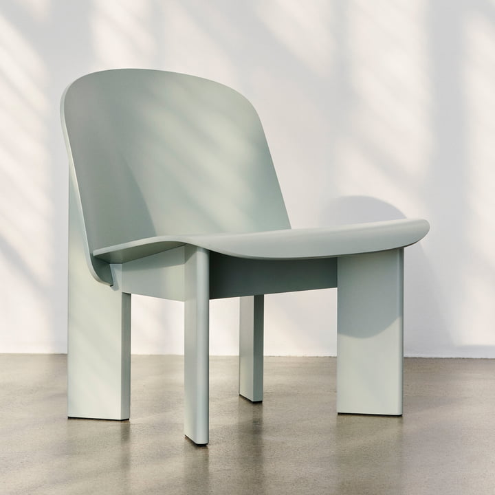 Chisel Lounge Chair, eucalyptus (wasserbasiert lackiert) von HAY