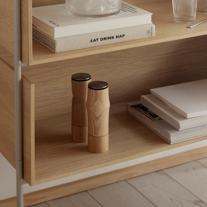 Stelton - Storm Salz- und Pfeffermühle, Eiche