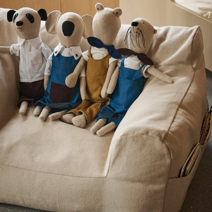 Billow Sitzsack, off-white von Ferm Living