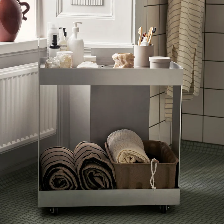 Lager Trolley, Aluminium von Ferm Living