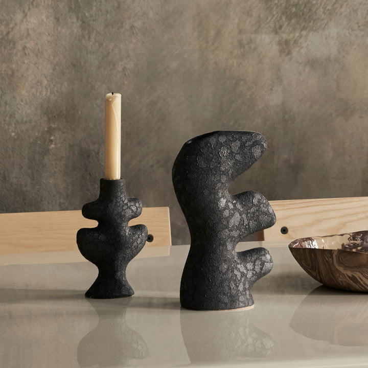 Yara Vase und Kerzenständer von Ferm Living