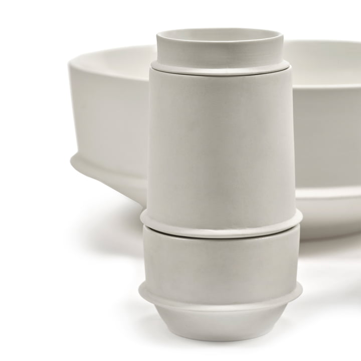 Serax - Dune Kaffeetasse, Espressotasse, Becher, Alabaster weiss