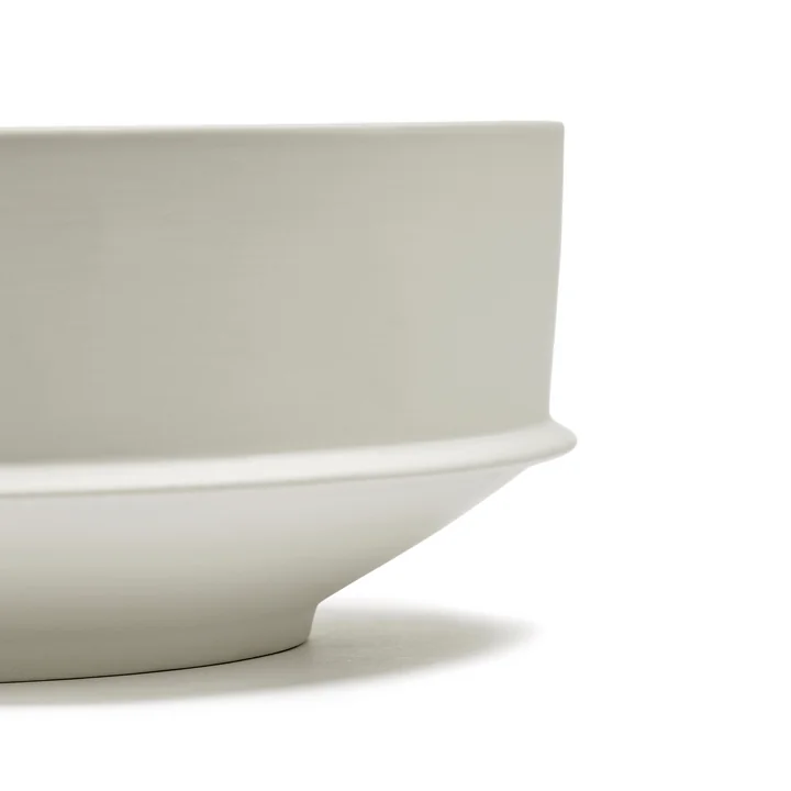 Dune Schale by Kelly Wearstler, Alabaster weiss von Serax