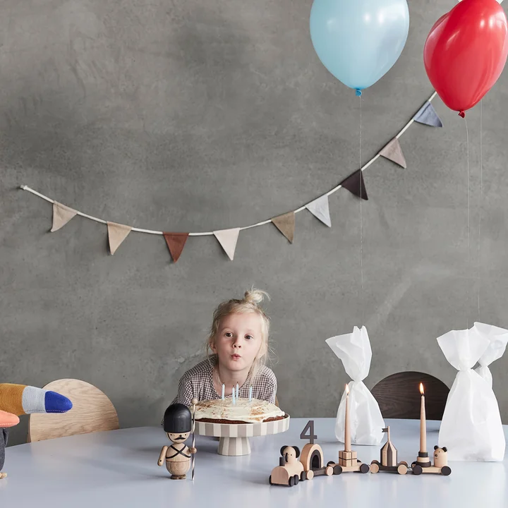 OYOY - Moni Musselin Girlande, 240cm, multi