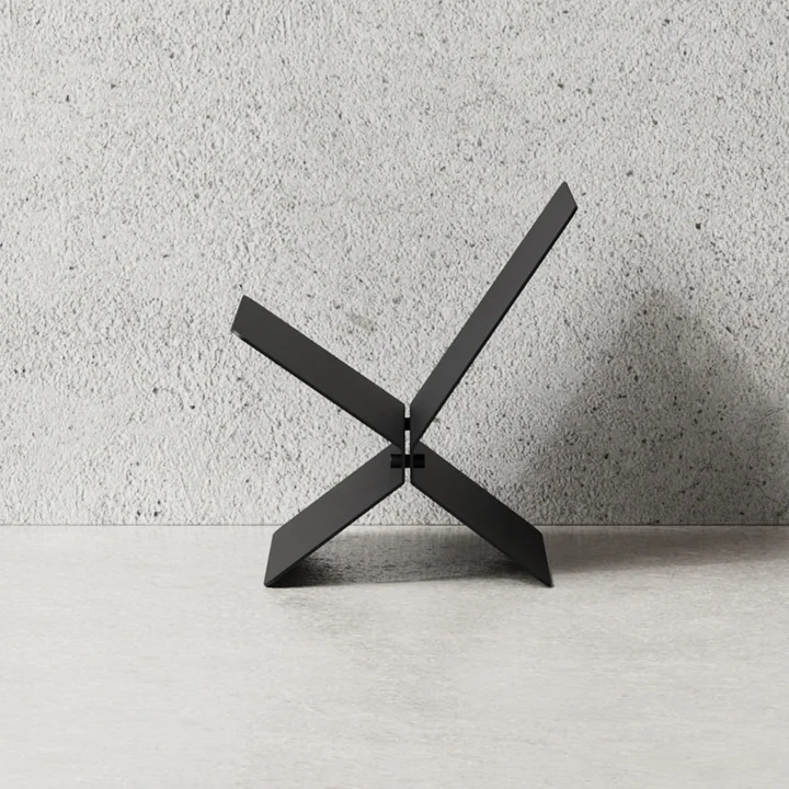 Magazinständer, schwarz von Nichba Design