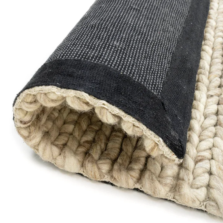 Nuuck - Fletta Teppich, warmes beige