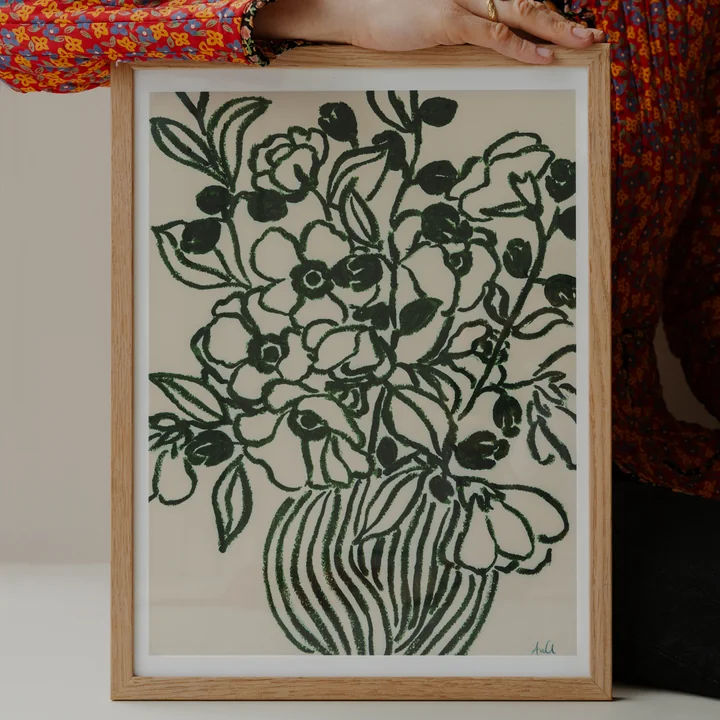 The Poster Club - Poppy Studies von Anine Cecilie Iversen