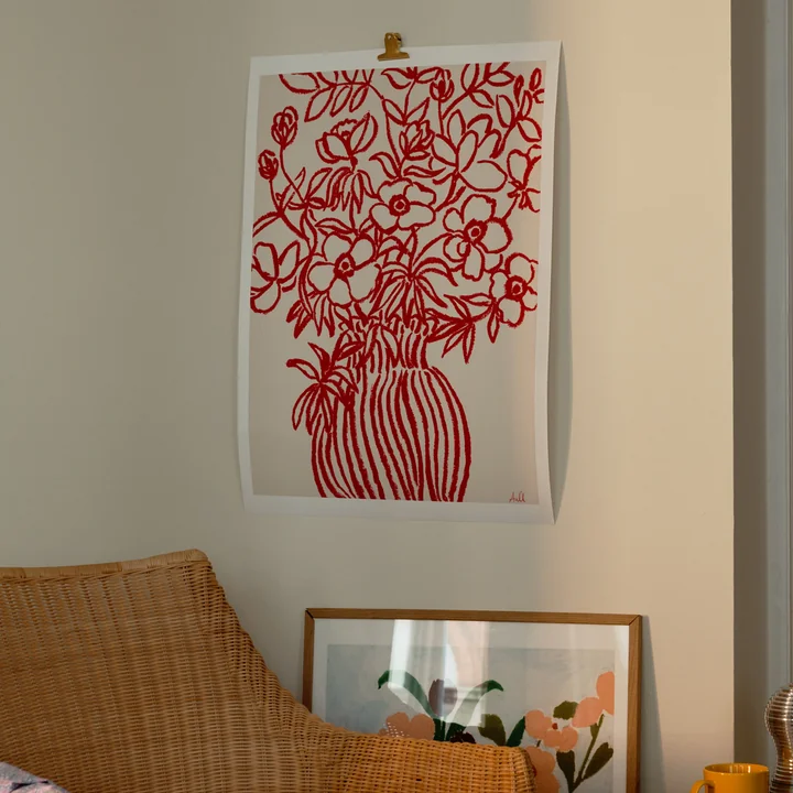 The Poster Club - Poppy Studies von Anine Cecilie Iversen