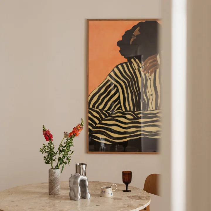 Serene Stripes von Hanna Peterson für The Poster Club