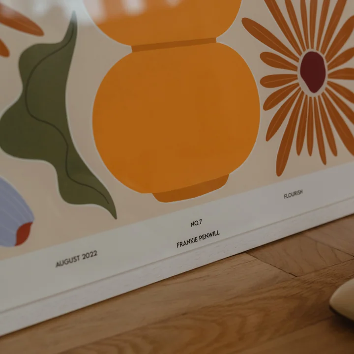 Flourish von Frankie Penwill für The Poster Club