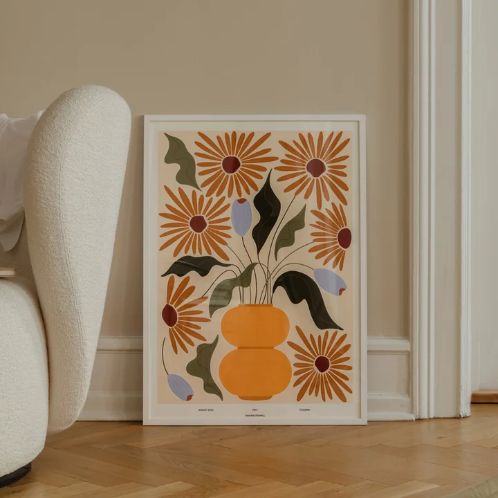 Flourish von Frankie Penwill für The Poster Club