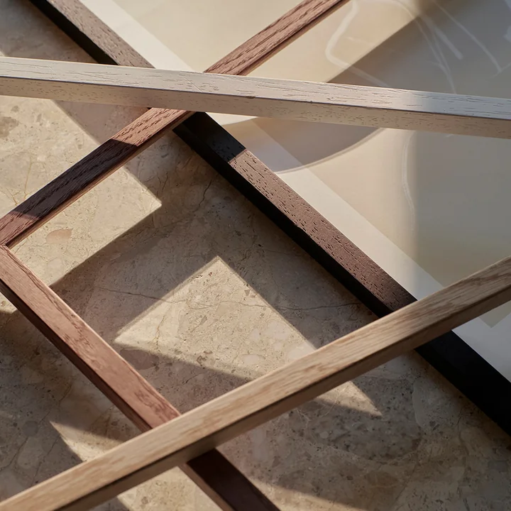 Bilderrahmen Eiche braun für The Poster Club